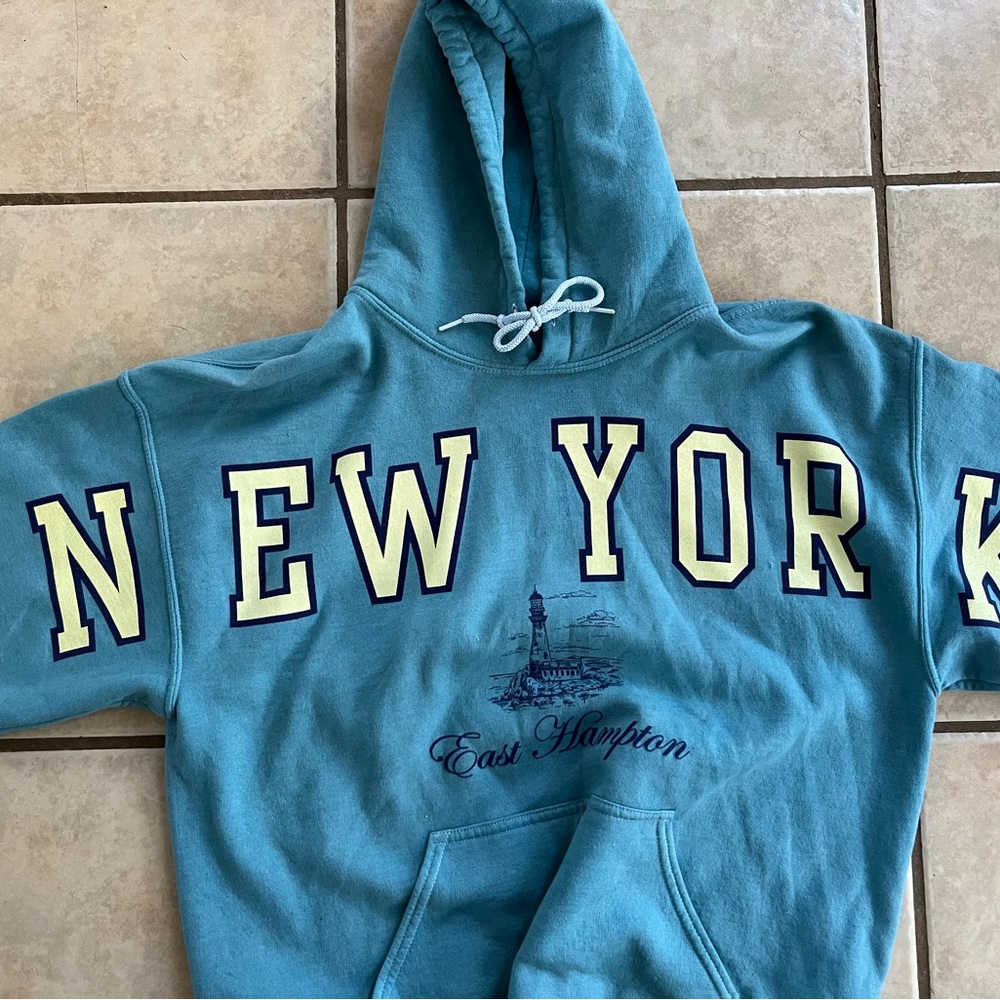 Pacsun Blue New York Hoodie
